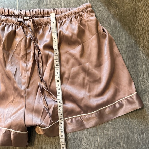 Silky "L" Monogram Pajama Set Dusty Pink - Size Small - Picture 10 of 10